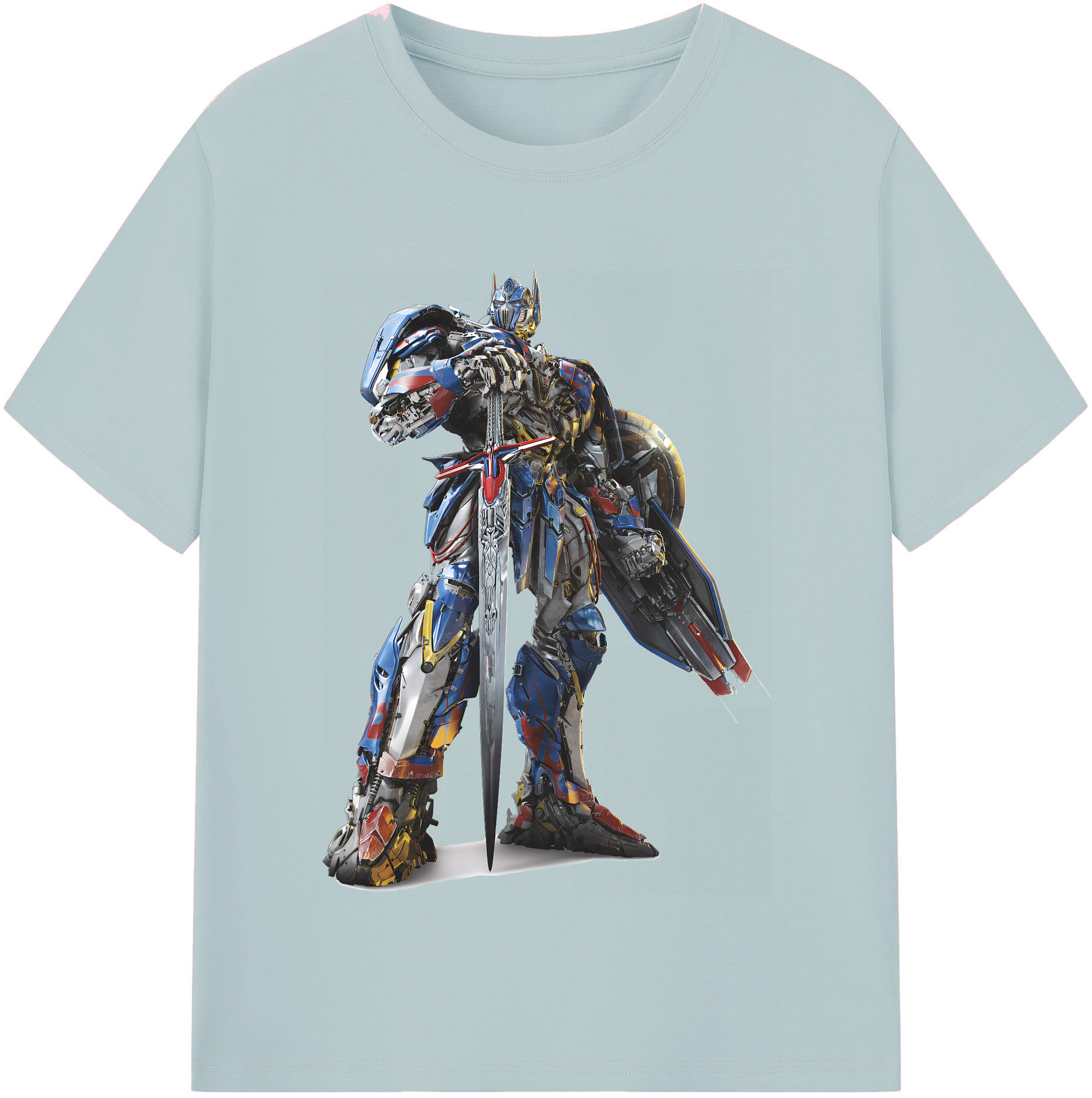 （画像用） Transformers トランスフォーマー 綿100％半袖Tシャツ（フロントプリント）